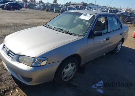 2001 Toyota Corolla Ce из США, поврежденный, VIN 1NXBR12E61Z473209